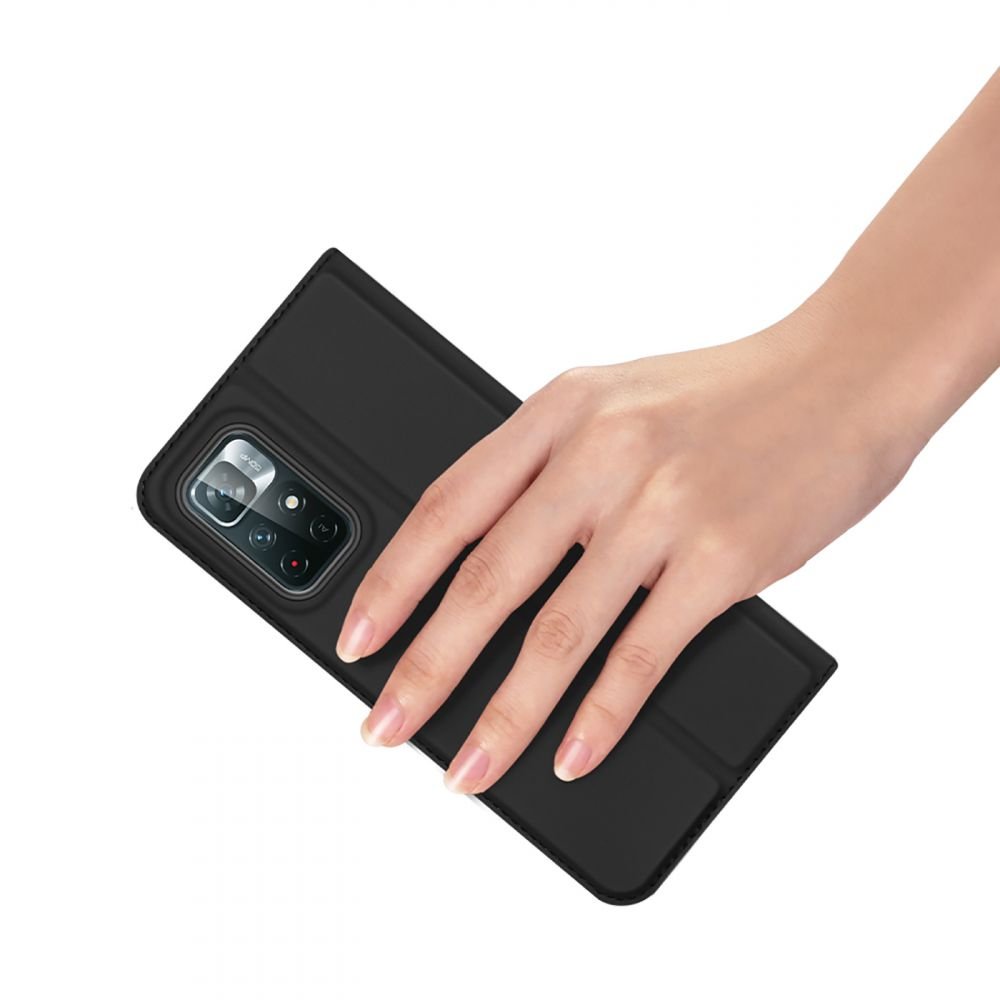 Dux Ducis Xiaomi Poco M4 Pro 5G / Redmi Note 11S 5G Flip Stand Case Θήκη Βιβλίο - Black