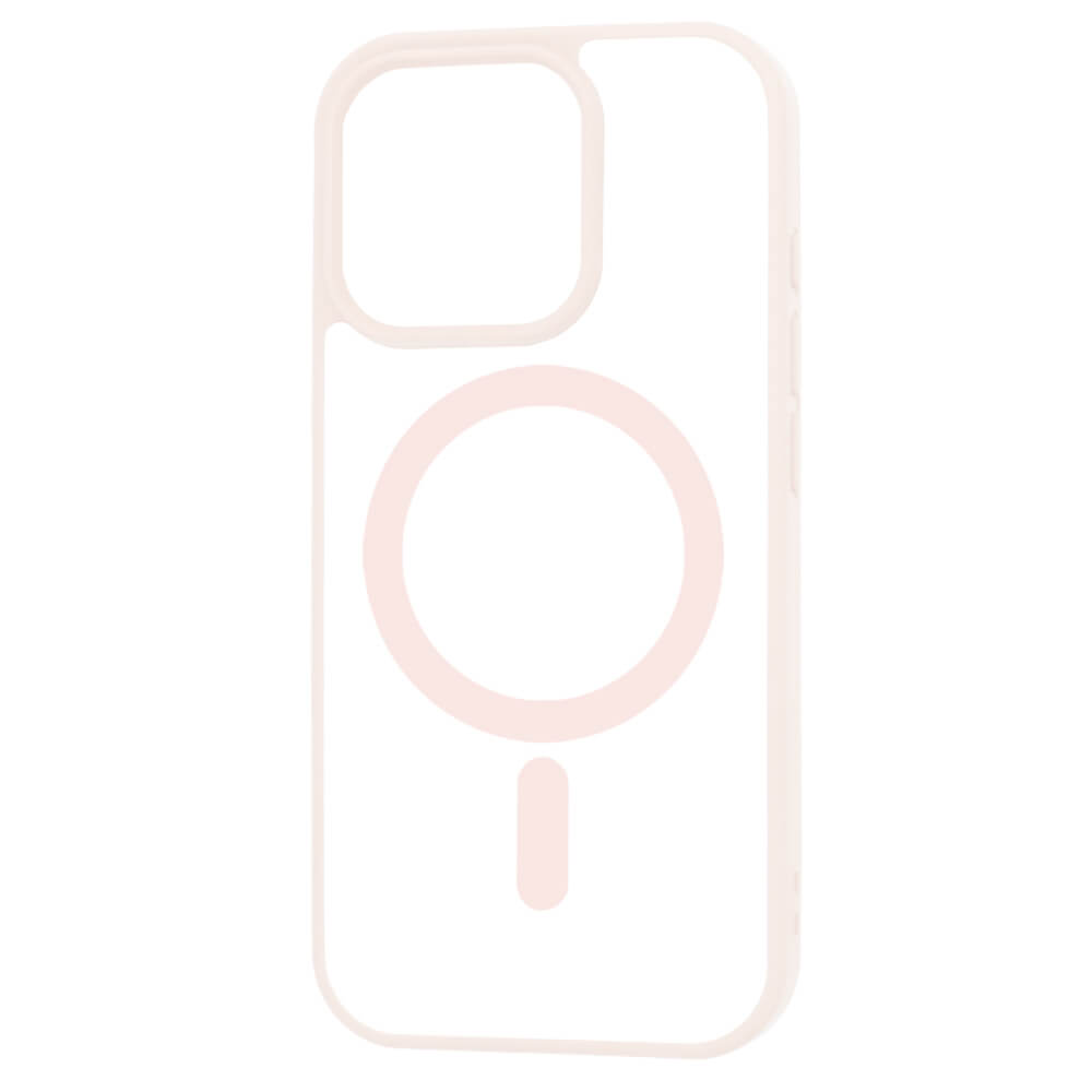 Techsuit iPhone 16 Pro - MagSafe Pro - Σκληρή Θήκη με Πλαίσιο Σιλικόνης - Nude Pink