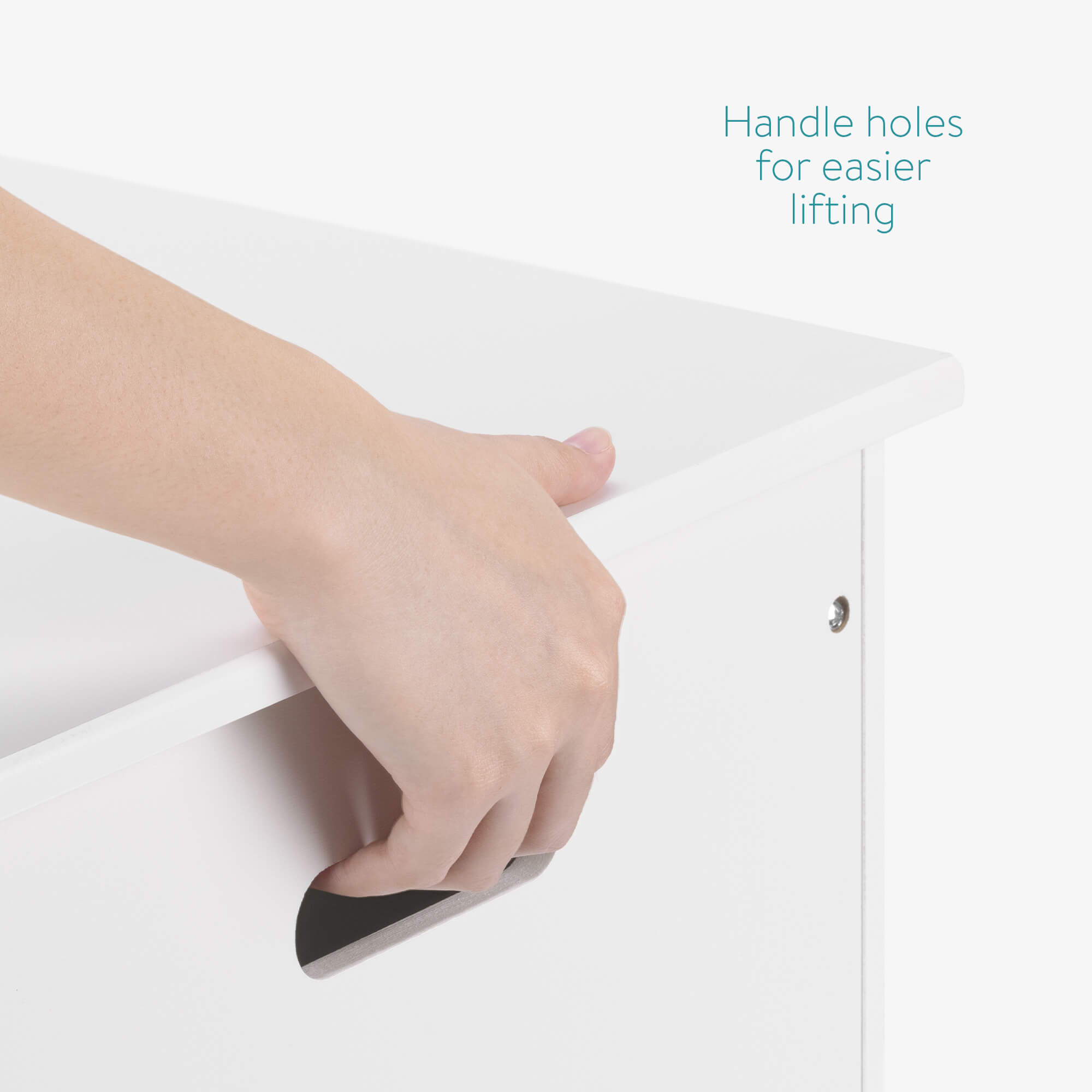 Navaris Παιδικό Κουτί Αποθήκευσης Παιχνιδιών - Design Star - White - 55828.01