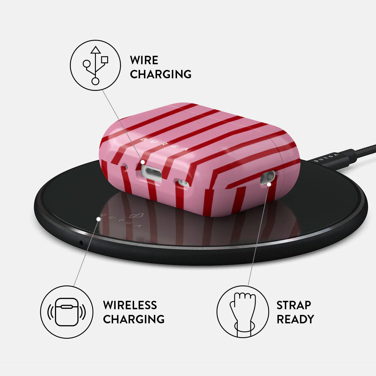 Burga AirPods Pro 2 Σκληρή Θήκη - Favorite Bikini