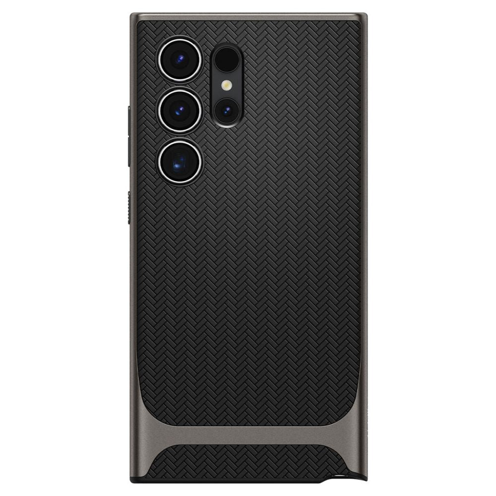 Spigen Samsung Galaxy S24 Ultra Neo Hybrid Θήκη με Σκληρό Πλαίσιο - Gunmetal