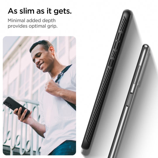 Spigen Samsung Galaxy A33 5G Liquid Air Θήκη Σιλικόνης - Matte Black