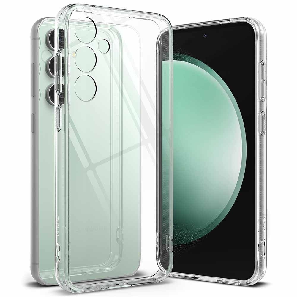 Ringke Samsung Galaxy S23 FE Fusion Σκληρή Θήκη με Πλαίσιο Σιλικόνης - Διάφανη