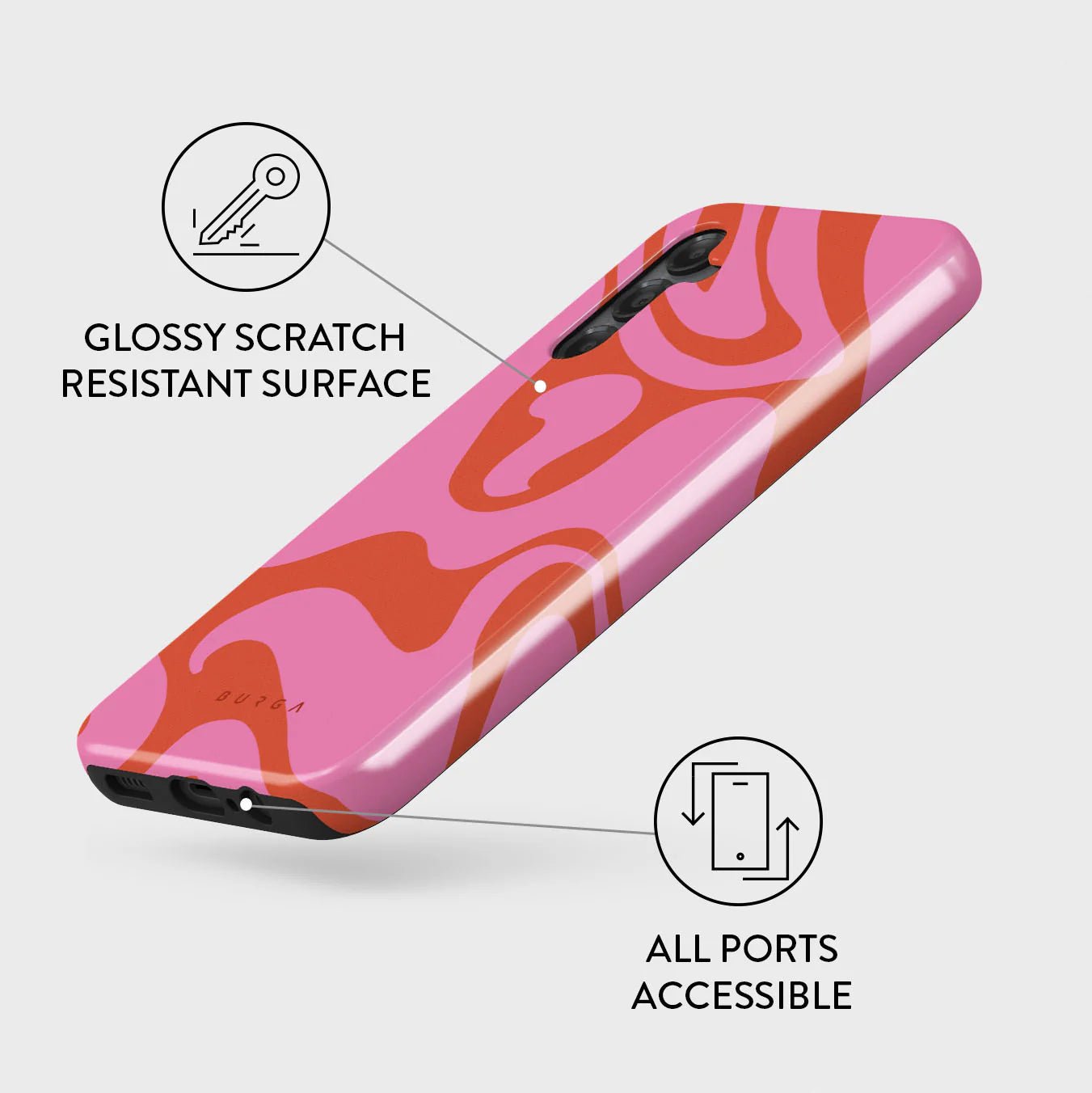 Burga Samsung Galaxy A25 5G Fashion Tough Σκληρή Θήκη - Ride the Wave