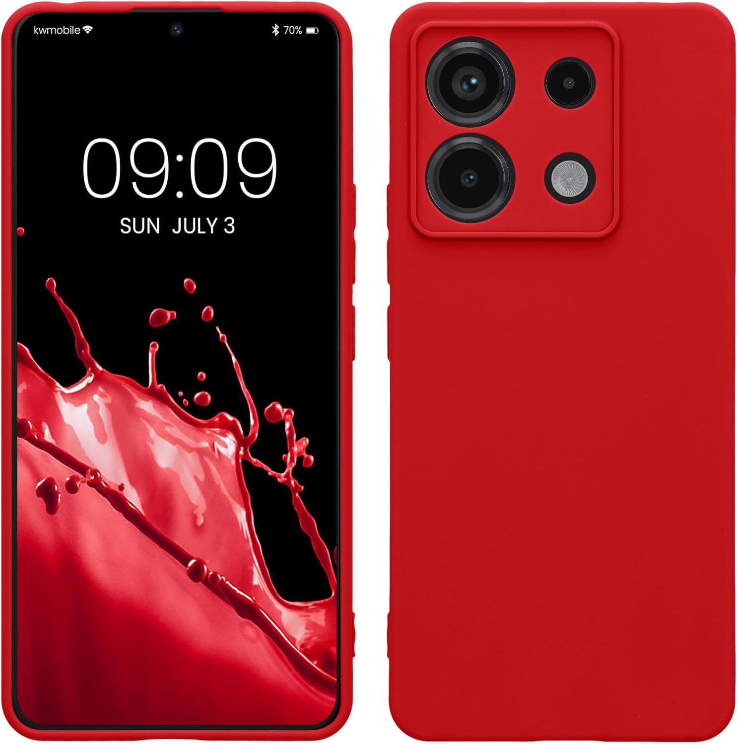KW Xiaomi Redmi Note 13 Pro 5G / Poco X6 5G Θήκη Σιλικόνης TPU - Sweet Cherry