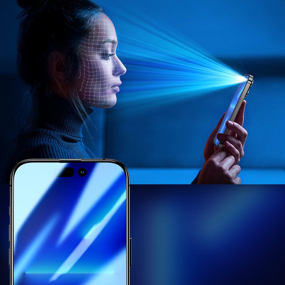 Joyroom iPhone 14 Knight Series 2.5D Privacy TG 9H Full Screen Tempered Glass Αντιχαρακτικό Γυαλί Οθόνης - Black - JR - P01