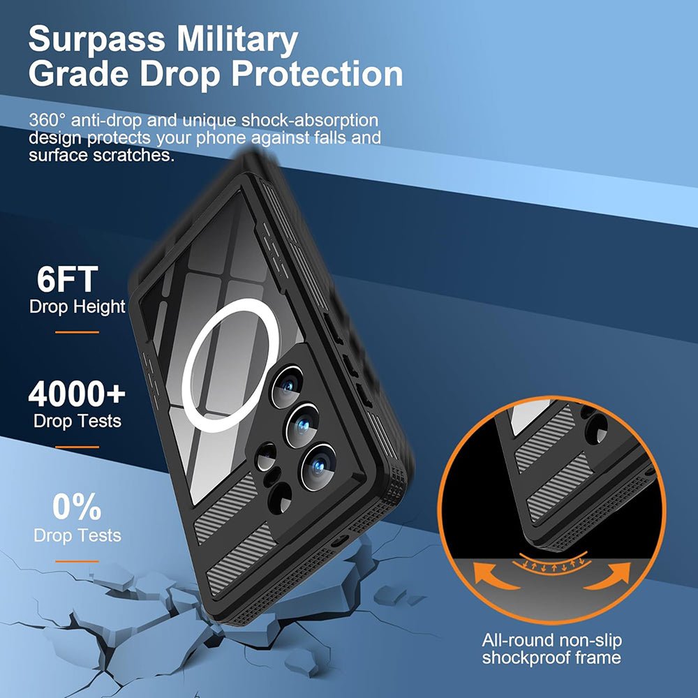 ShellBox Samsung Galaxy S26 Ultra - Αδιάβροχη Θήκη IP68 - Black