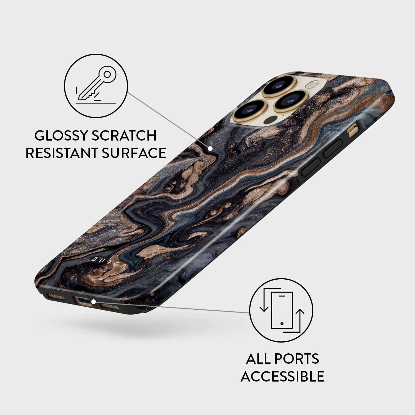 Burga iPhone 13 Pro Max Fashion Tough Σκληρή Θήκη - Enchanted Mirror