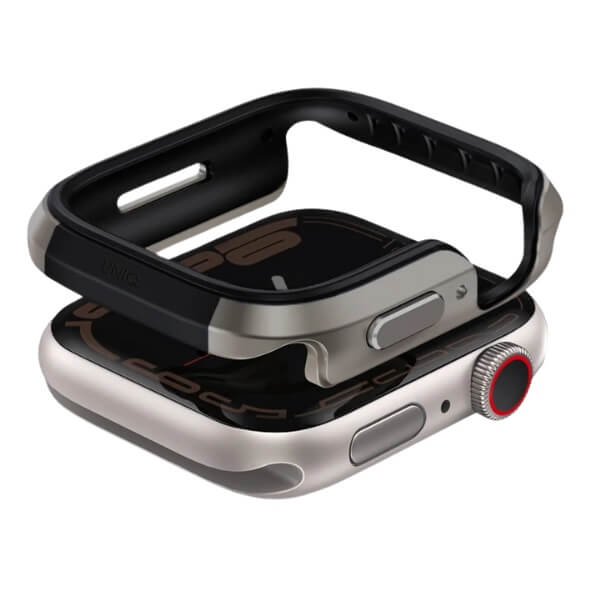 Uniq Θήκη Apple Watch 10/11 - 46mm Valencia Hybrid - Titanium Silver