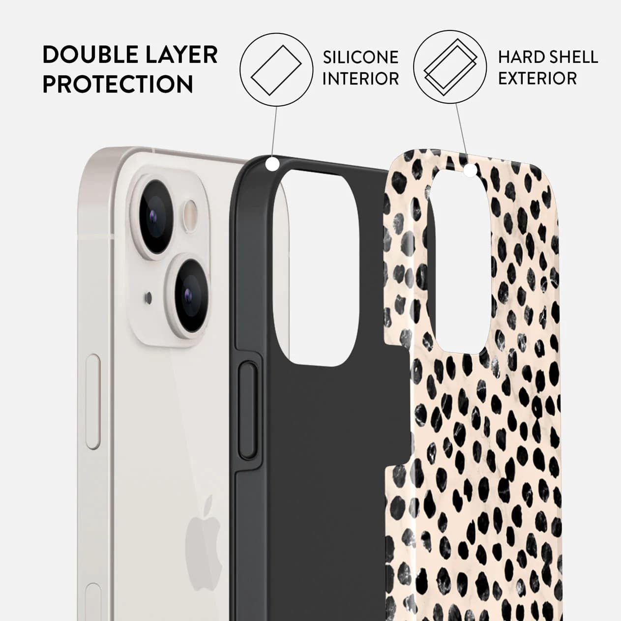 Burga iPhone 14 Fashion Tough Σκληρή Θήκη - Almond Latte