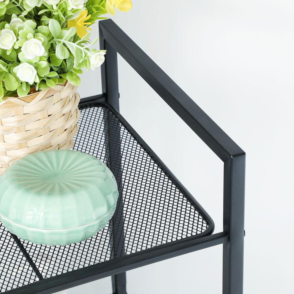 Songmics Μεταλλική Ραφιέρα 5 Επιπέδων - 38 x 30 x 128 cm - Black - BSC35BK