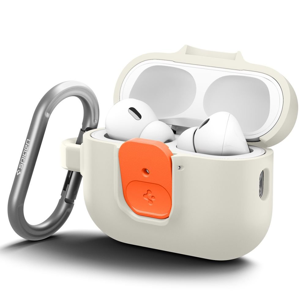 Spigen AirPods Pro 3 - Θήκη από Σιλικόνη και Σκληρό Πλαστικό - Nano Pop - Orange Beige
