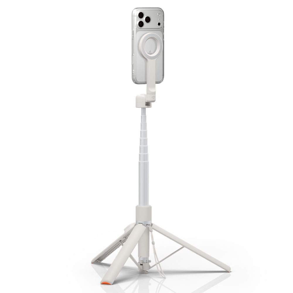 Spigen Ασύρματο MagSafe Selfie Stick με Τρίποδο και Bluetooth Τηλεχειριστήριο - S582W - Dune Beige