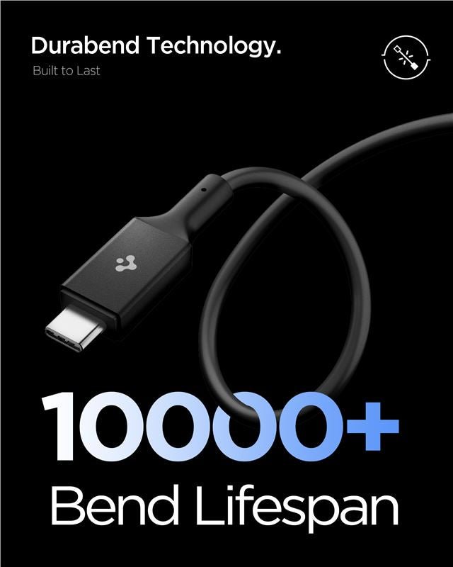 Spigen - Καλώδιο Γρήγορης Φόρτισης 240W Type - C to Type - C - 120 cm - EB24012CC Essential - Black