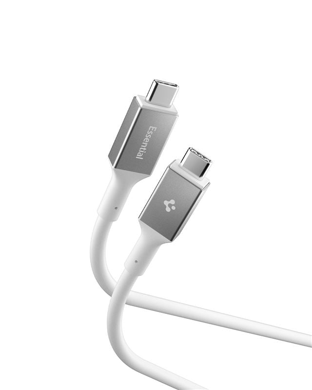 Spigen - Καλώδιο Γρήγορης Φόρτισης 240W Type - C to Type - C - 120 cm - EB24012CC Essential - White