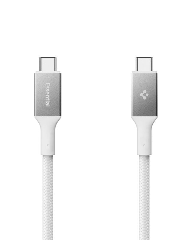 Spigen - Καλώδιο Γρήγορης Φόρτισης 240W Type C to Type C - 150 cm - EB24015CC Essential - White