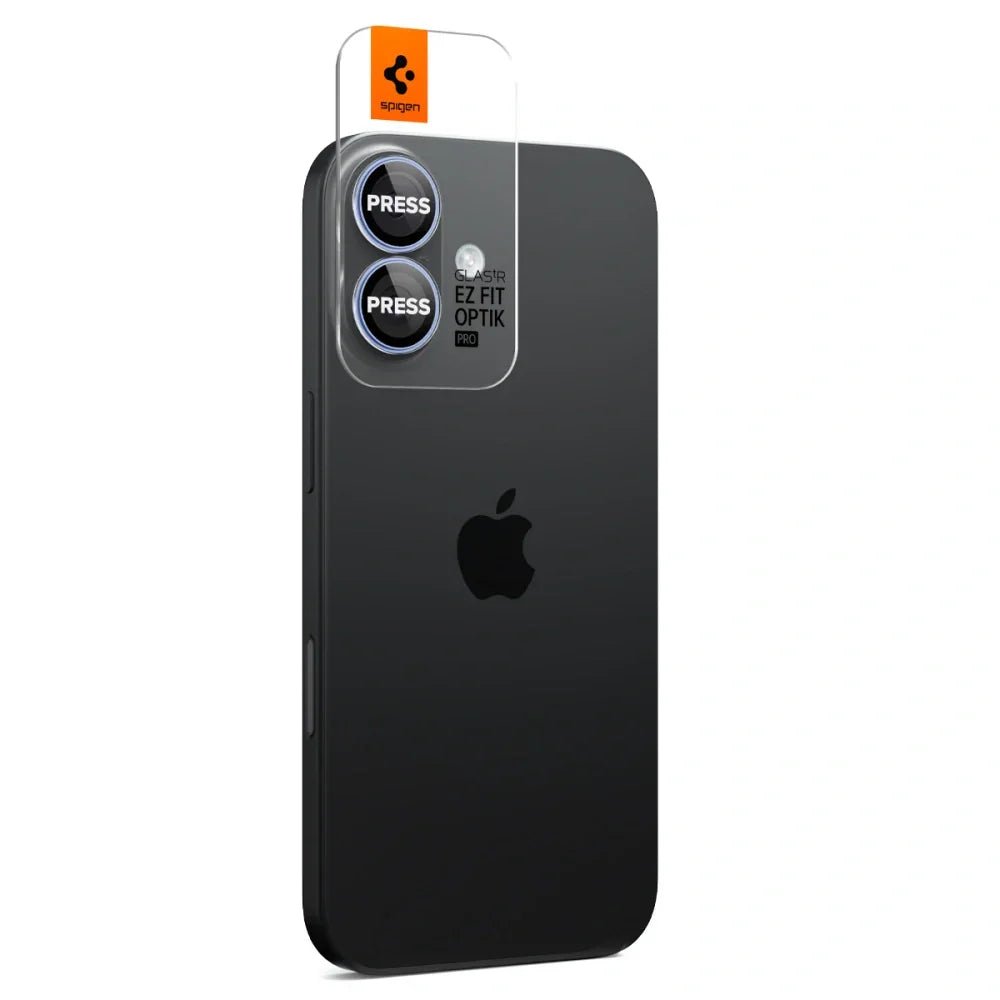 Spigen iPhone 16 / iPhone 16 Plus / 17 - Optik Pro Glas.TR EZ Fit - Αντιχαρακτικό Γυαλί για την Κάμερα - 2 Τεμάχια - Blue