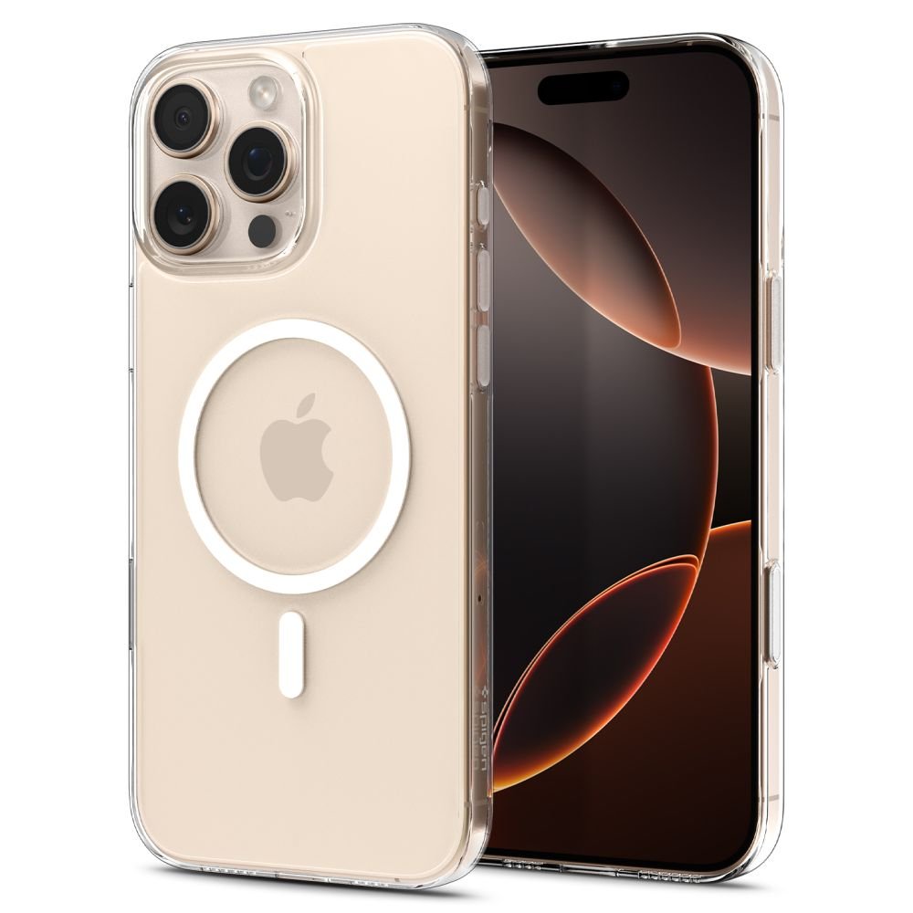 Spigen iPhone 16 Pro Max - Σκληρή Θήκη με MagSafe - Thin Fit T Mag - Clear / White