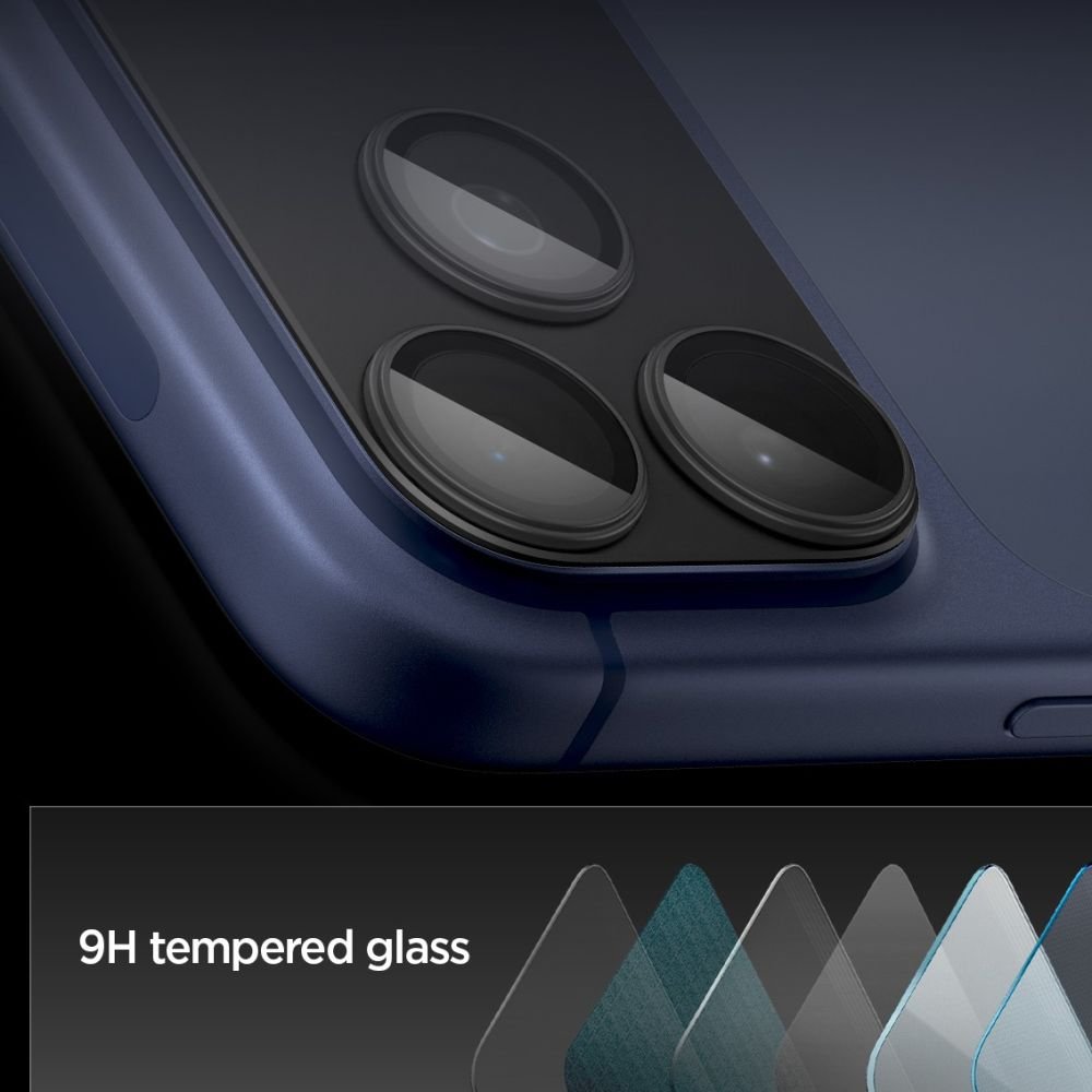 Spigen iPhone 17 Pro - Αντιχαρακτικό Γυαλί για την Κάμερα - Optik Pro XL Glas.TR EZ Fit - Black