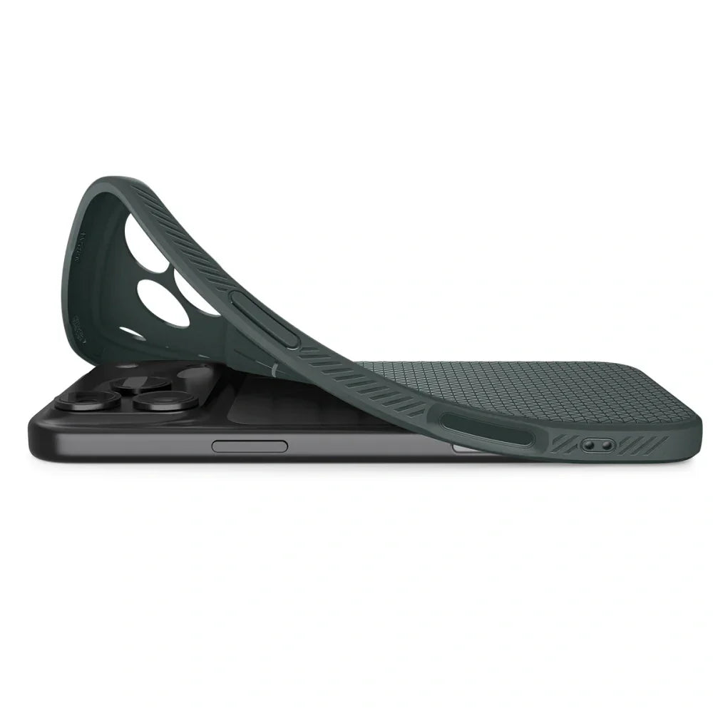 Spigen iPhone 17 Pro - Liquid Air - Θήκη Σιλικόνης - Abyss Green - likebrands.gr