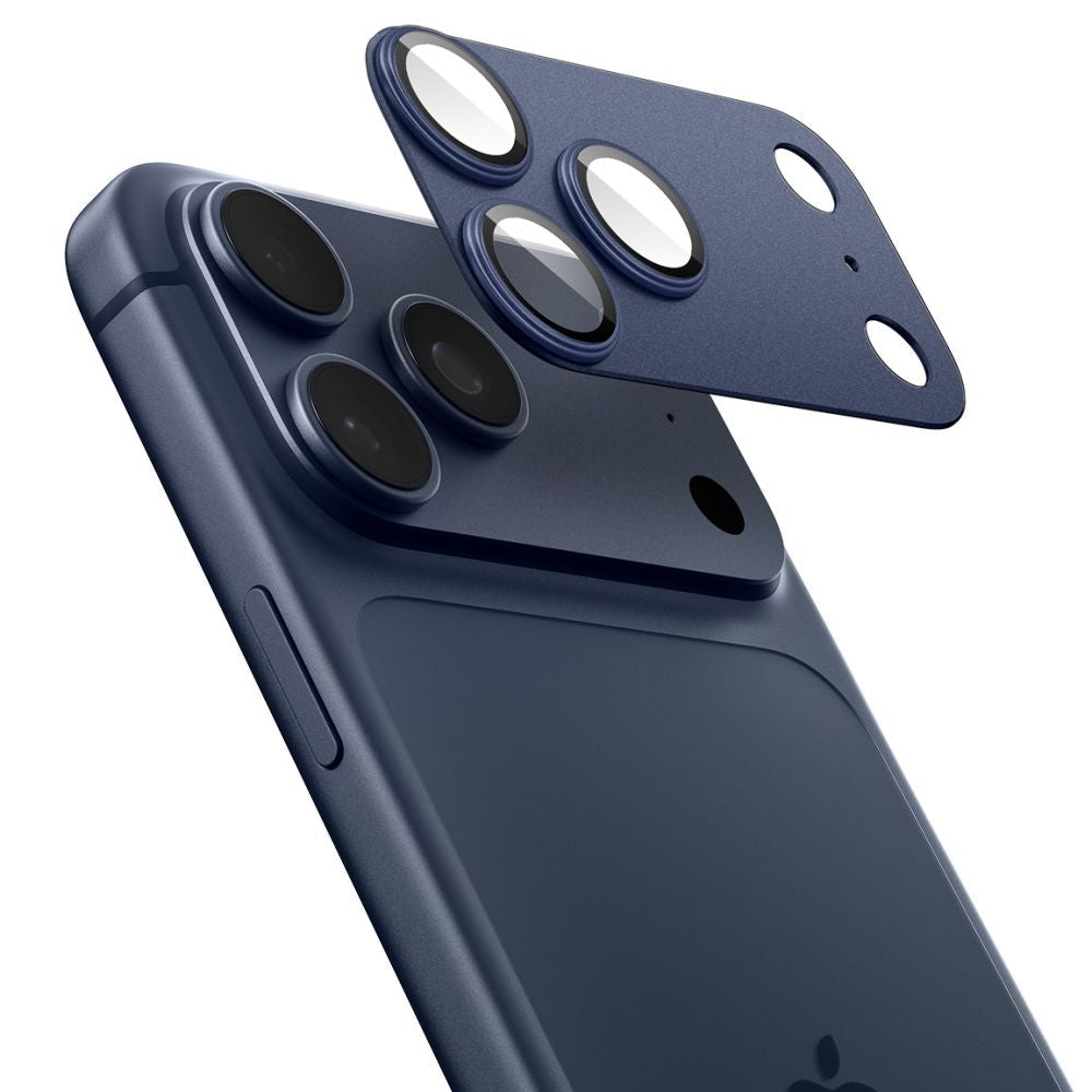 Spigen iPhone 17 Pro Max - Αντιχαρακτικό Γυαλί για την Κάμερα - Optik Pro XL Glas.TR EZ Fit - Blue