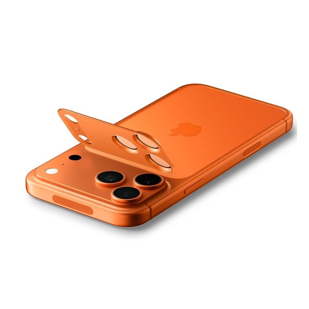 Spigen iPhone 17 Pro Max - Αντιχαρακτικό Γυαλί για την Κάμερα - Optik Pro XL Glas.TR EZ Fit - Orange
