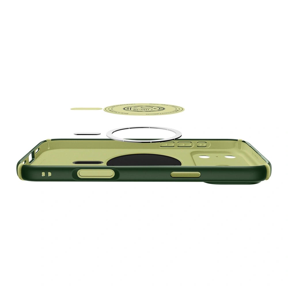 Spigen iPhone 17 Pro Max - Nano Pop Hybrid Mag - Σκληρή Θήκη με Πλαίσιο Σιλικόνης - Avo Green