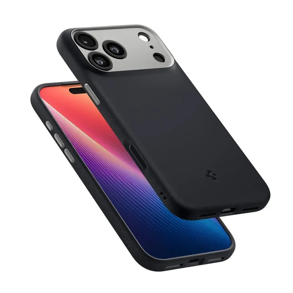 Spigen iPhone 17 Pro Max - Nano Pop Mag - Θήκη Σιλικόνης με MagSafe - Black Sesame
