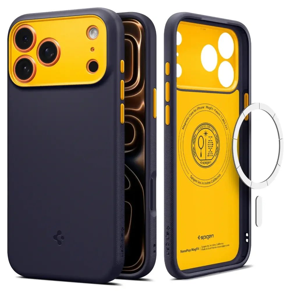Spigen iPhone 17 Pro Max - Nano Pop Mag - Θήκη Σιλικόνης με MagSafe - Blueberry Navy