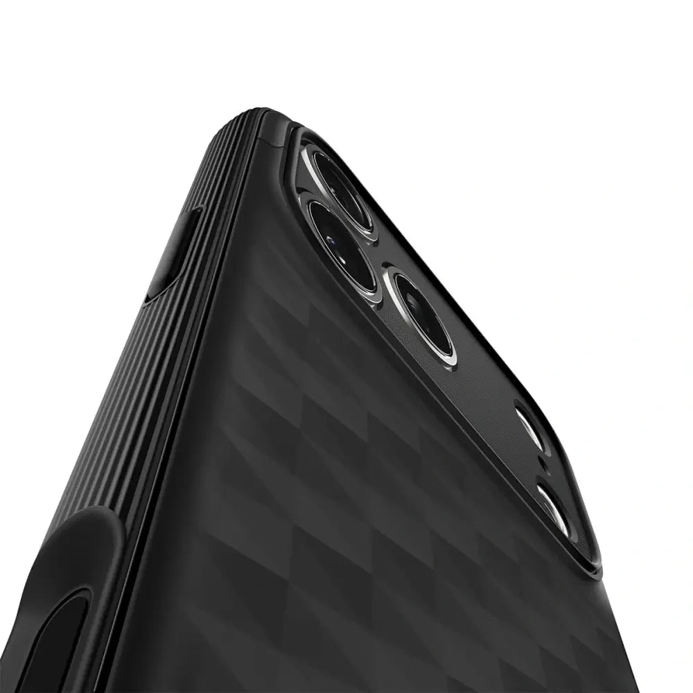 Spigen iPhone 17 Pro Max - Parallax S Mag - Θήκη Σιλικόνης με Σκληρό Πλαίσιο και MagSafe - Matte Black