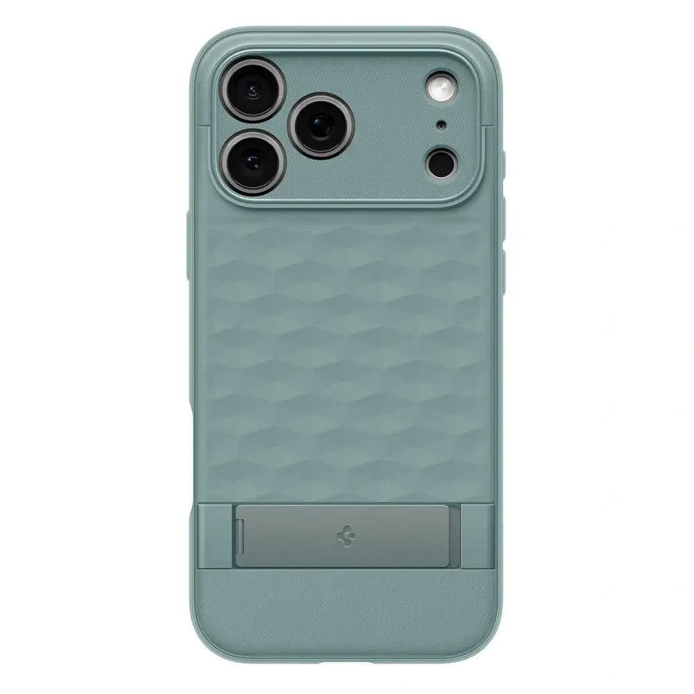 Spigen iPhone 17 Pro Max - Parallax S Mag - Θήκη Σιλικόνης με Σκληρό Πλαίσιο και MagSafe - Sage Green