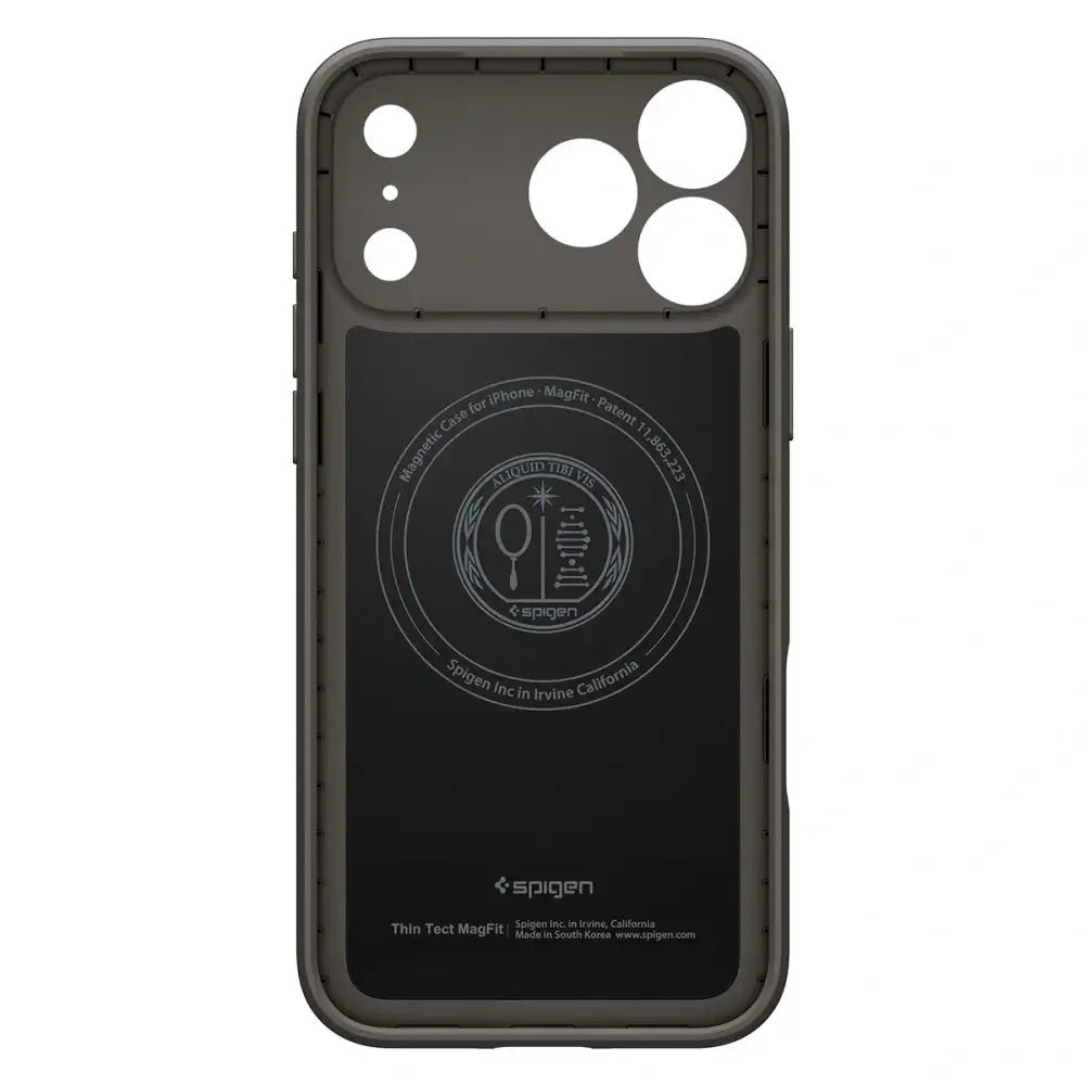 Spigen iPhone 17 Pro Max - Thin Fit Mag - Σκληρή Θήκη με MagSafe - Gunmetal
