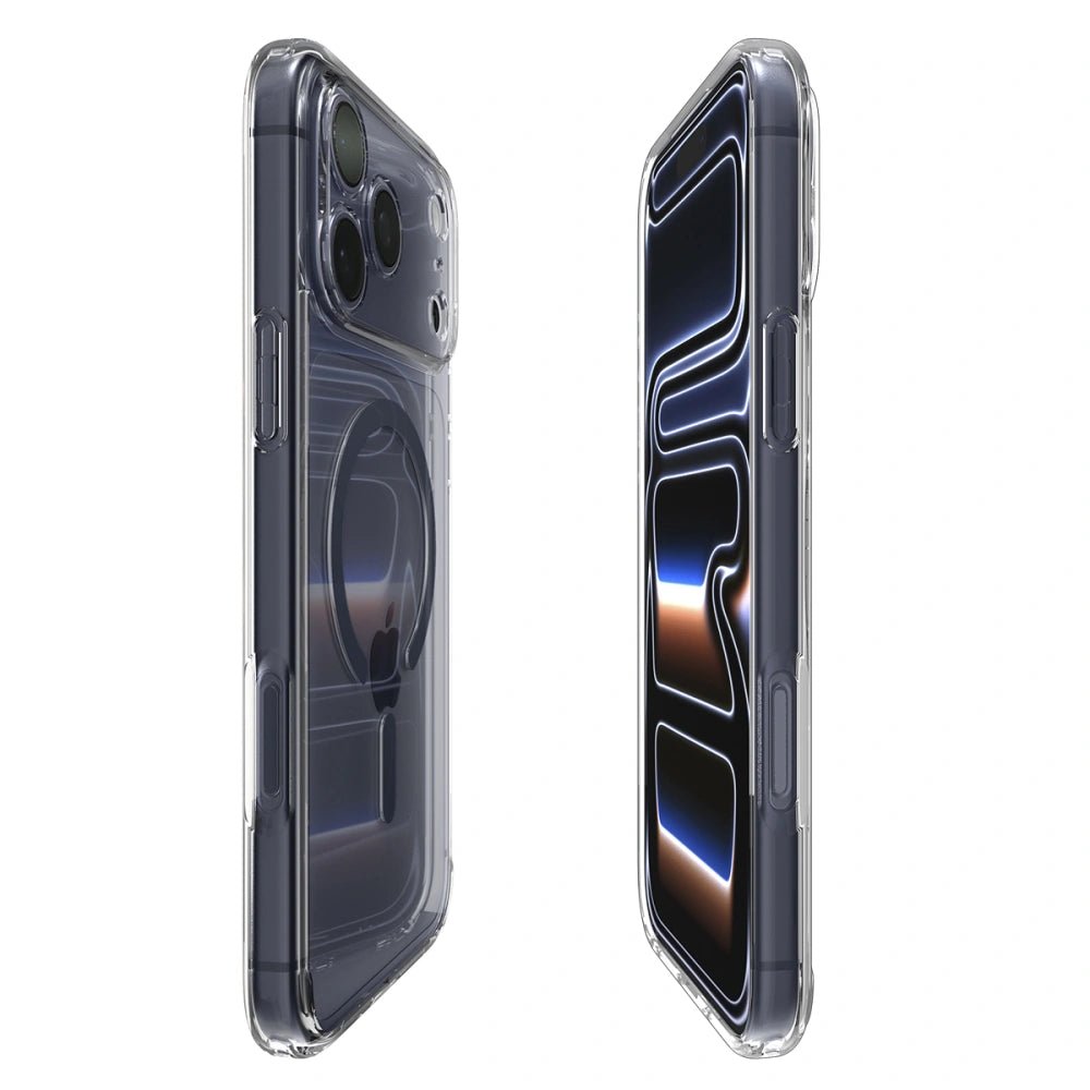Spigen iPhone 17 Pro Max - Ultra Hybrid Mag - Σκληρή Θήκη με Πλαίσιο Σιλικόνης Και MagSafe - Clear / Deep Blue