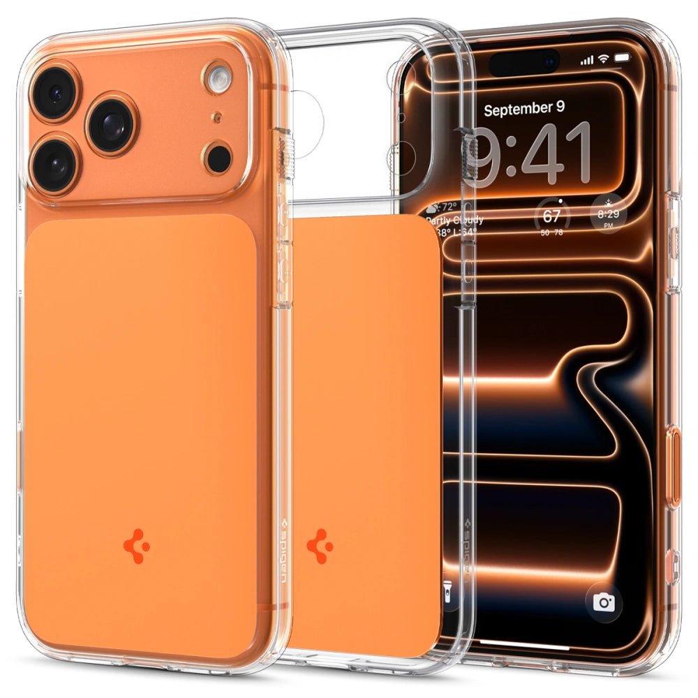 Spigen iPhone 17 Pro Max - Ultra Hybrid T Mag - Σκληρή Θήκη με Πλαίσιο Σιλικόνης Και MagSafe - Glossy Orange