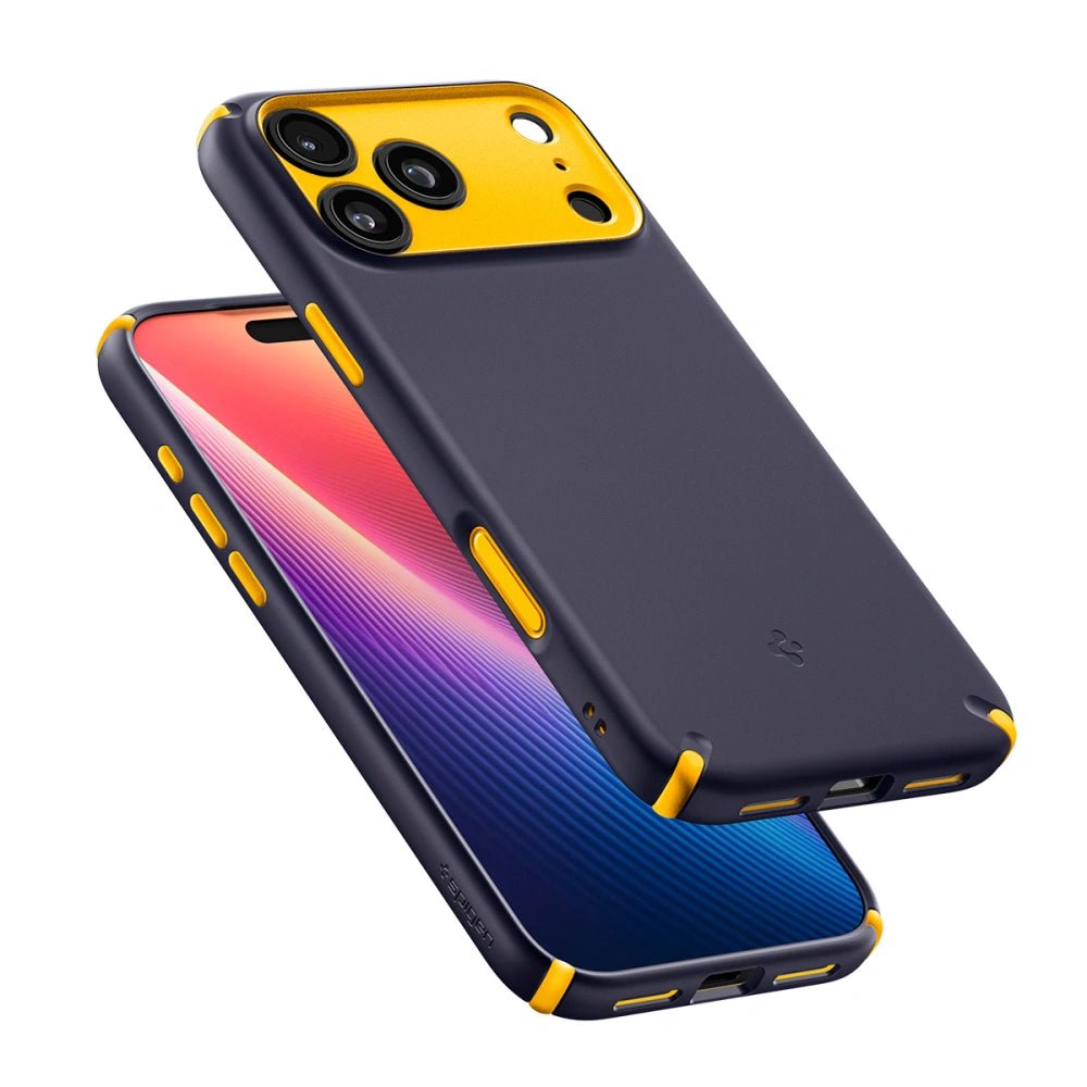 Spigen iPhone 17 Pro - Nano Pop Hybrid Mag - Σκληρή Θήκη με Πλαίσιο Σιλικόνης - Blueberry Navy