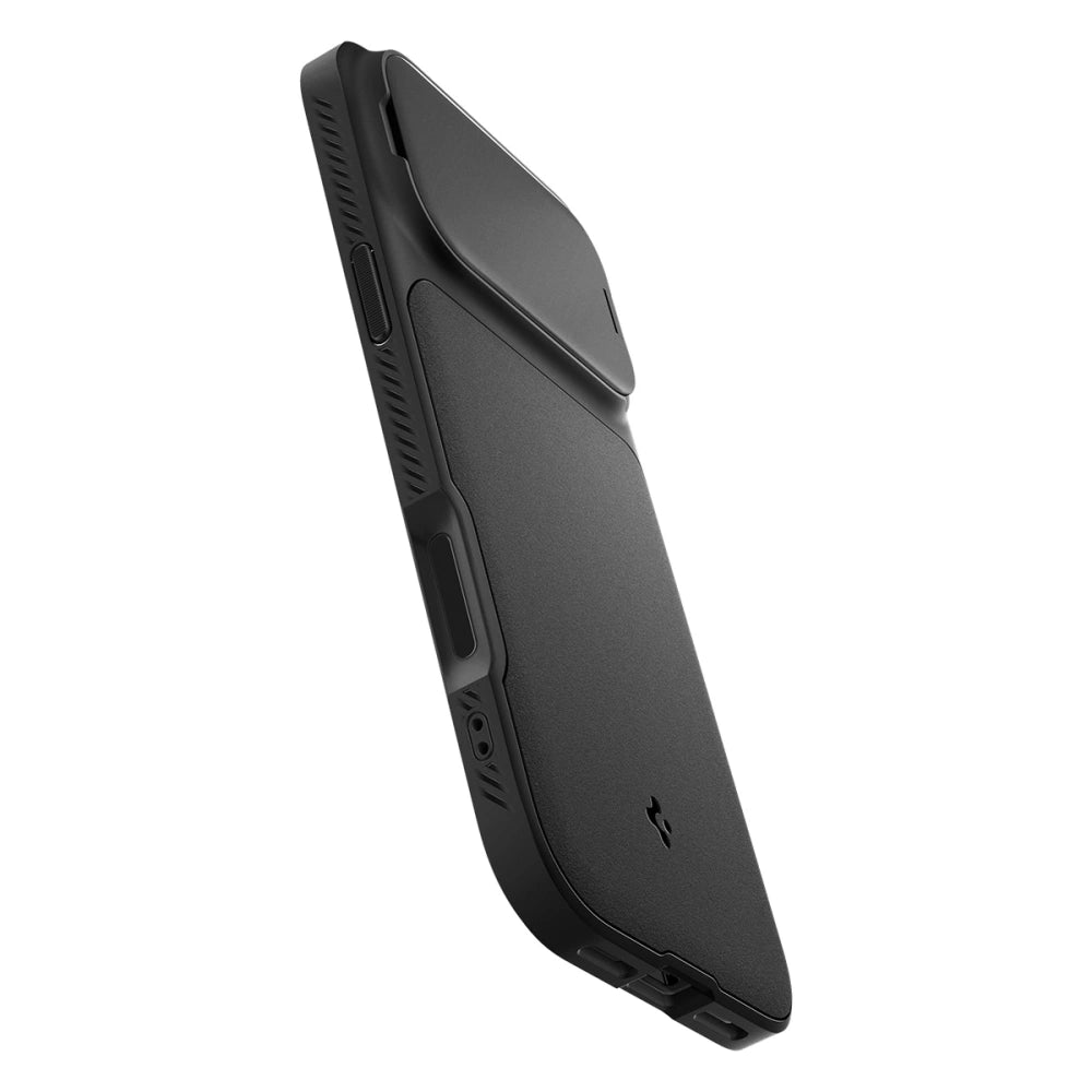 Spigen iPhone 17 Pro - Optik Armor Mag - Θήκη Σιλικόνης με Κάλυμμα για την Κάμερα και MagSafe - Black