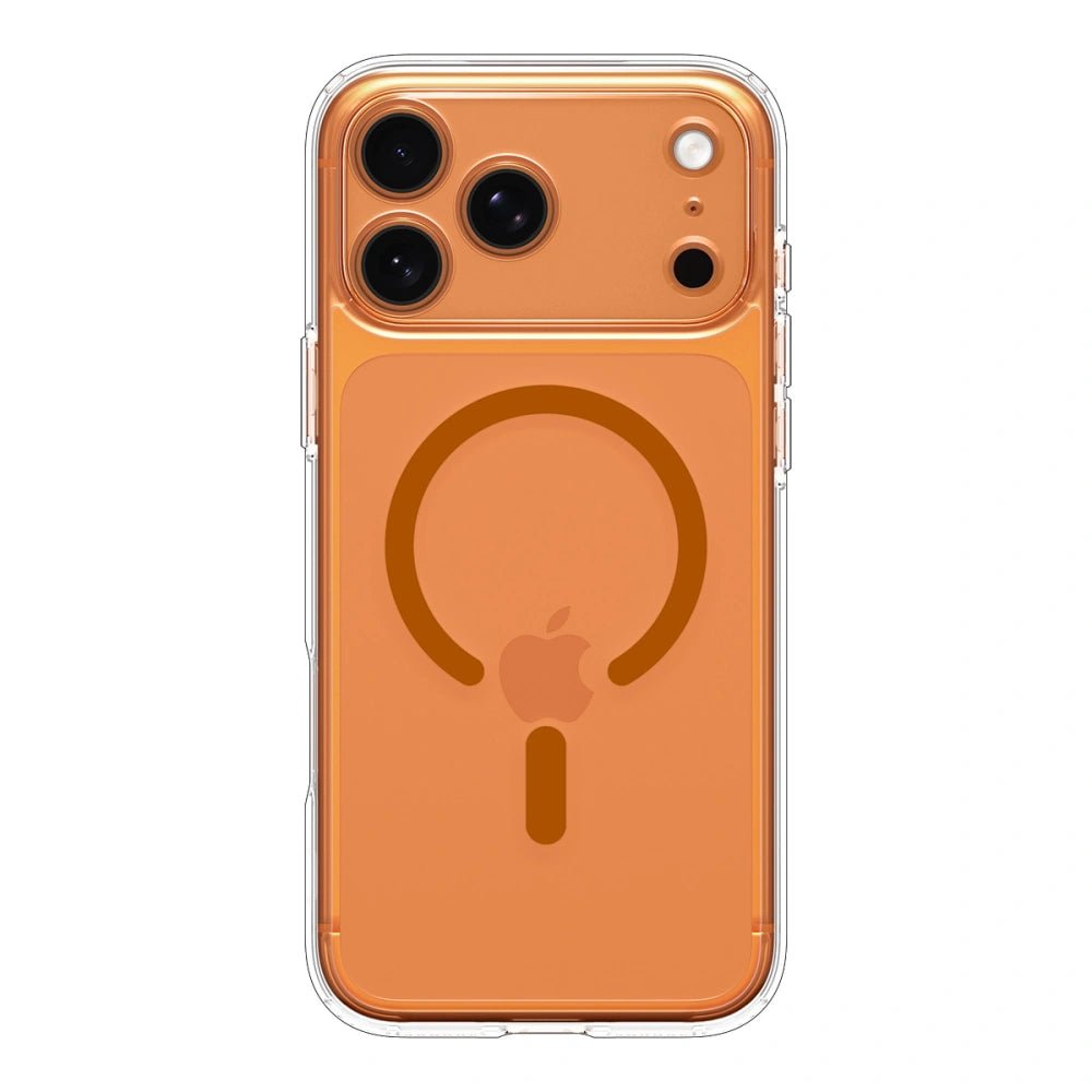 Spigen iPhone 17 Pro - Ultra Hybrid Mag - Σκληρή Θήκη με Πλαίσιο Σιλικόνης Και MagSafe - Clear / Orange