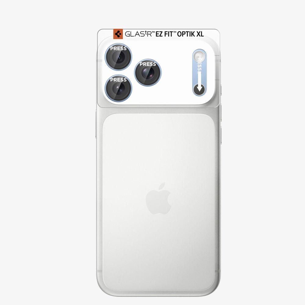 Spigen iPhone 18 Pro - Αντιχαρακτικό Γυαλί για την Κάμερα - Optik Pro XL Glas.TR EZ Fit - Light Blue