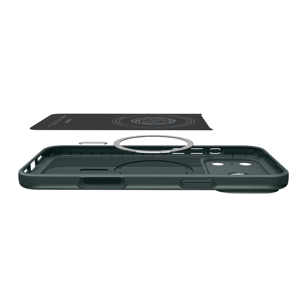 Spigen iPhone 18 Pro / iPhone 17 Pro - Σκληρή Θήκη με MagSafe - Thin Fit Mag - Abyss Green
