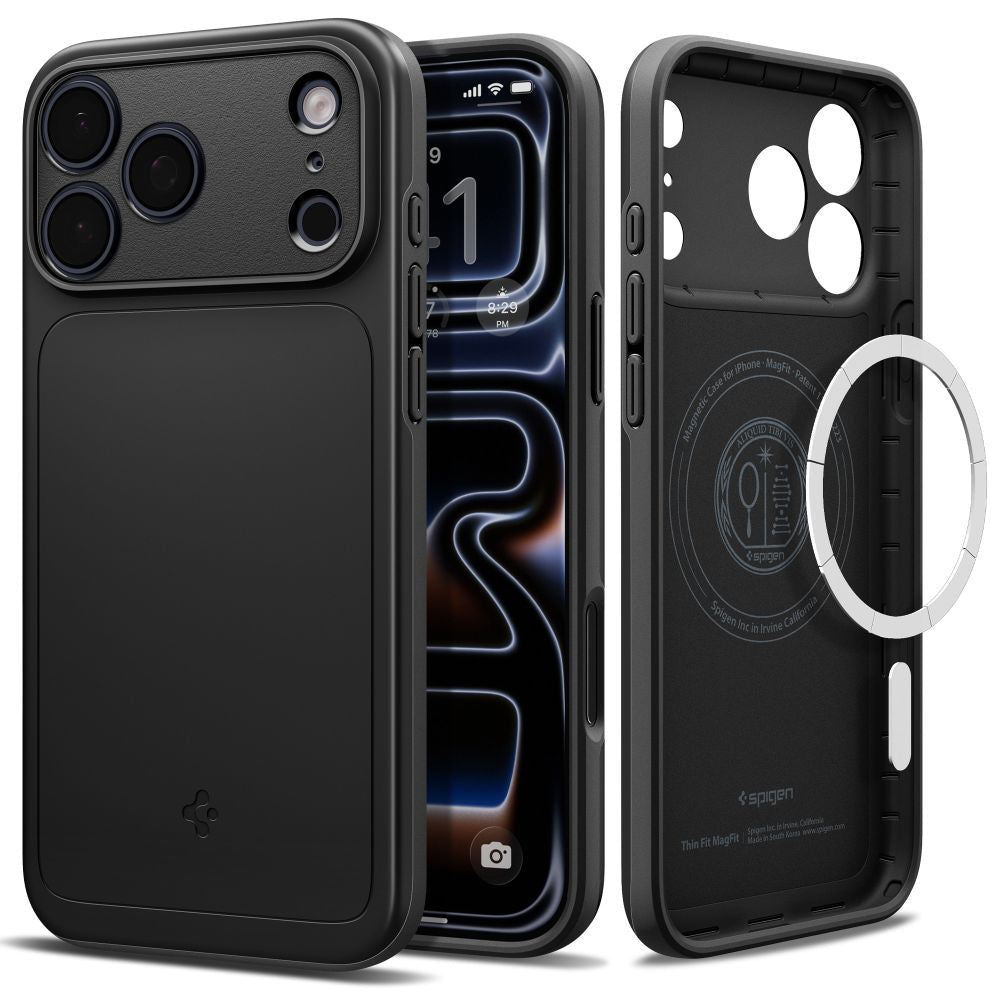 Spigen iPhone 18 Pro / iPhone 17 Pro - Σκληρή Θήκη με MagSafe - Thin Fit Mag - Black