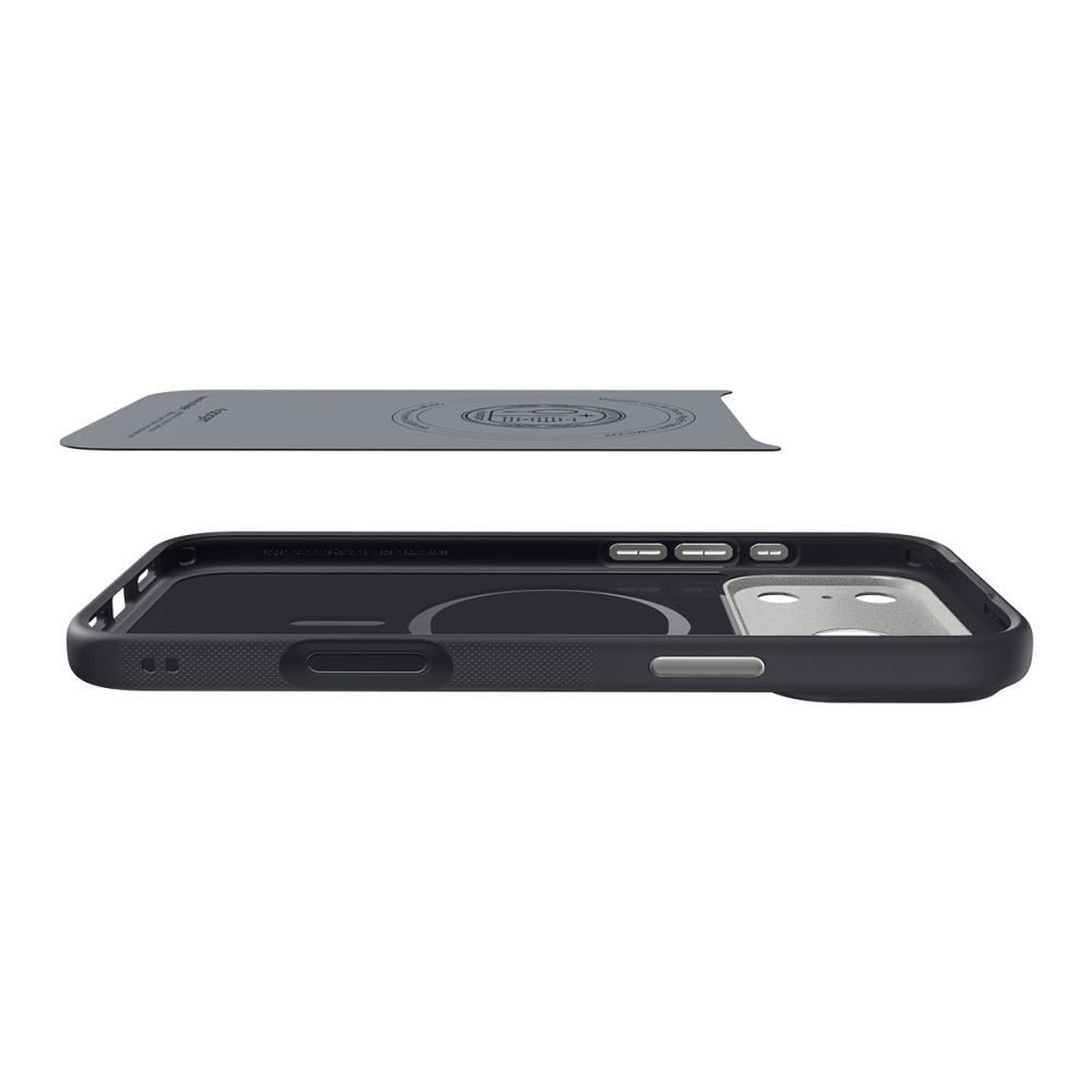 Spigen iPhone 18 Pro / iPhone 17 Pro - Θήκη Σιλικόνης με MagSafe - Nano Pop Mag - Black Sesame