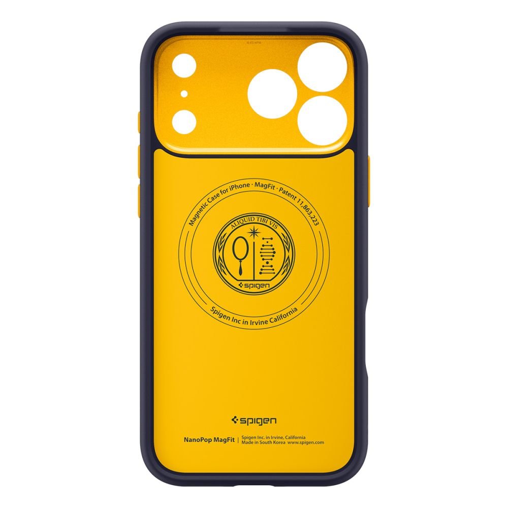 Spigen iPhone 18 Pro / iPhone 17 Pro - Θήκη Σιλικόνης με MagSafe - Nano Pop Mag - Blueberry Navy