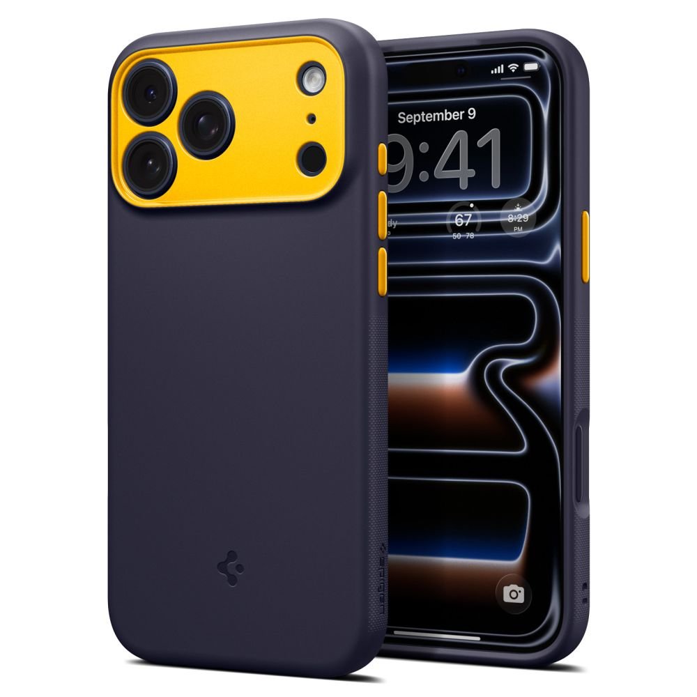 Spigen iPhone 18 Pro / iPhone 17 Pro - Θήκη Σιλικόνης με MagSafe - Nano Pop Mag - Blueberry Navy