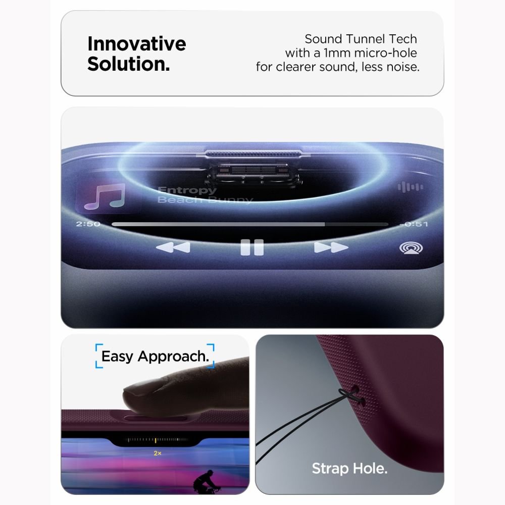 Spigen iPhone 18 Pro / iPhone 17 Pro - Θήκη Σιλικόνης με MagSafe - Nano Pop Mag - Burgundy Bean