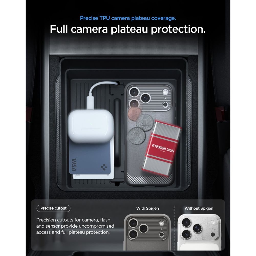 Spigen iPhone 18 Pro / iPhone 17 Pro - Θήκη TPU με MagSafe - Rugged Armor Mag - Grey