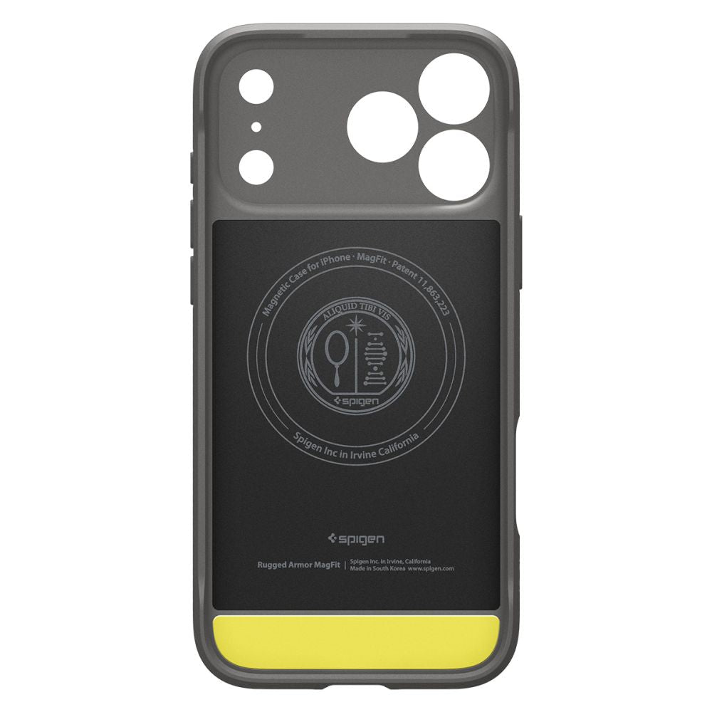 Spigen iPhone 18 Pro / iPhone 17 Pro - Θήκη TPU με MagSafe - Rugged Armor Mag - Grey