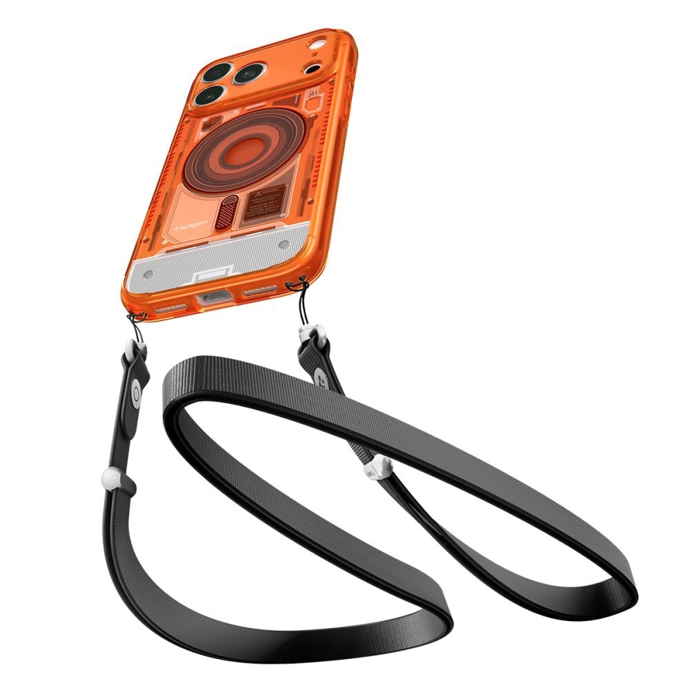 Spigen iPhone 18 Pro Max / iPhone 17 Pro Max - Σκληρή Θήκη με Πλαίσιο Σιλικόνης Και MagSafe - Ultra Hybrid Mag - C-One Tangerine