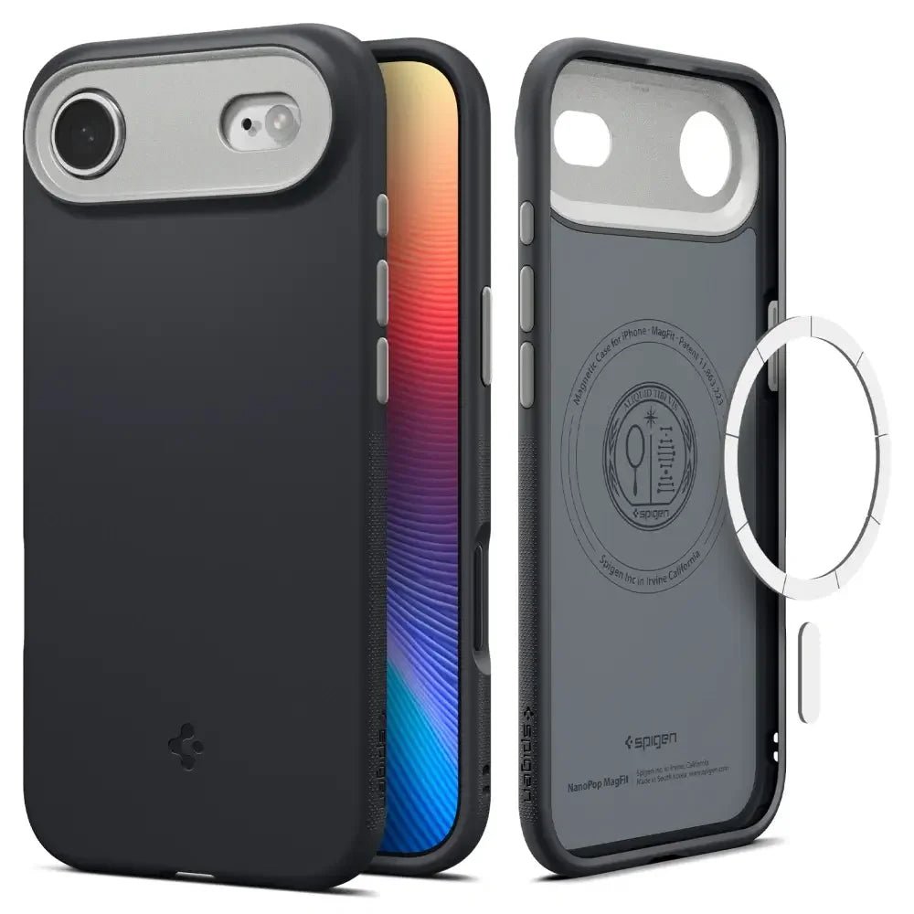Spigen iPhone Air - Nano Pop Mag - Θήκη Σιλικόνης με MagSafe - Black Sesame