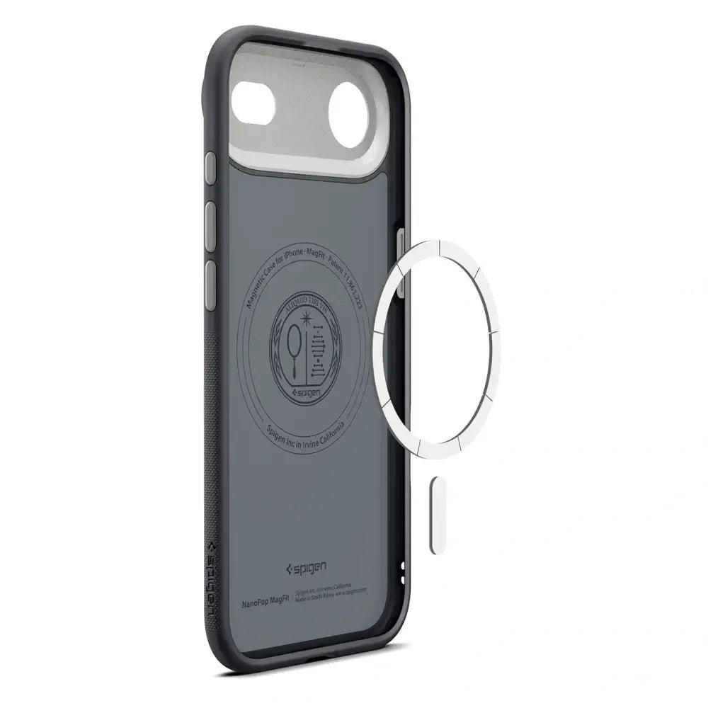 Spigen iPhone Air - Nano Pop Mag - Θήκη Σιλικόνης με MagSafe - Black Sesame