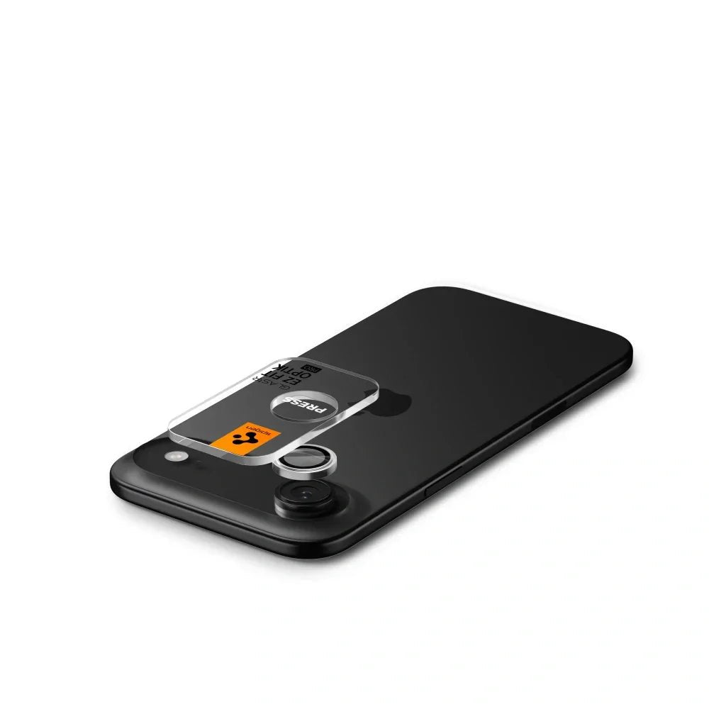 Spigen iPhone Air - Optik Pro Glas.TR EZ Fit - Αντιχαρακτικό Γυαλί για την Κάμερα - 2 Τεμάχια - Silver